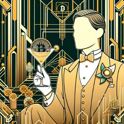 GatsbyGoldmin's profile picture. In pursuit of the elusive green light of crypto riches! Living the Gatsby dream in the world of Bitcoin and NFTs. 🍸🌟