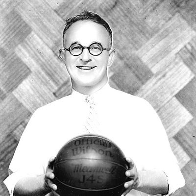 The ghost of former Wisconsin basketball coach, Walter 'Doc' Meanwell. 

- 4 B1G Titles
- 3 Helms Athletic Foundation National Championships