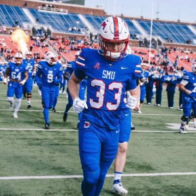 SMU WR/6’2/190 lbs.
Majoring in Sports Management.