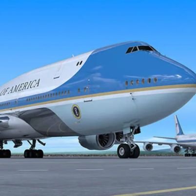 this is where you get news about Air Force One (sometimes Air Force Two)