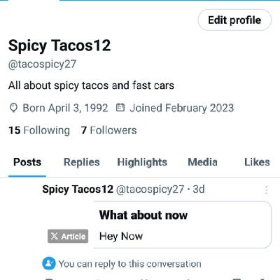 tacospicy27's profile picture. All about spicy tacos and fast cars