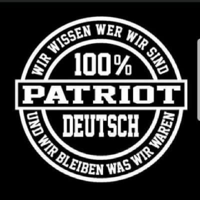 Deutscher Patriot ⬛⬜🟥❗2 Geschlechter❗
Laut gegen Links❗Ungeimpft❗
Fuck the WHO❗ 
Fuck the WEF❗Team Remigration❗⬛⬜🟥🤝⬜🟦🟥❗
