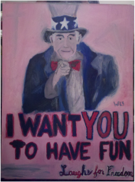 laughsforfreedo's profile picture. Laughs for Freedom brings comedians to college campuses to teach the students about liberty.