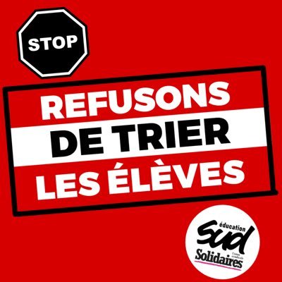 Syndicat de lutte et de transformation sociale de la maternelle à l’université. Membre de la fédération @sud_education et de @unionSolidaires