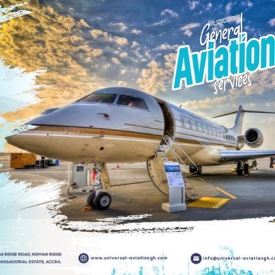 UAGflight2015's profile picture. Universal Aviation Ghana Flight Support is a company established in 2015 and it’s based in Ghana. We are into general aviation and a handling company.