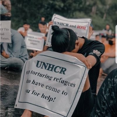 Yahya jamili from Afghanistan.
a single refugee in Indonesia