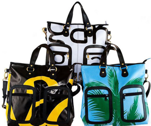 Unik Recycle forhandler unikke kvalitetsvarer lavet af genbrugsmaterialer af mærket Do You Recycle, Too (DYRT). Unique bags for unique people.