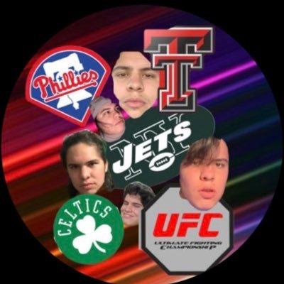 🔴TTU 22’ mostly sports talk. Texas based but I rep the east coast in the sports world: 🟢Jets, 🟢Celtics, 🔴Phillies and the wide world of 💥MMA👊