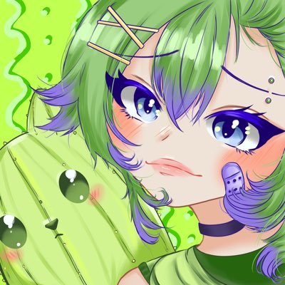 a cactus girl that's all i am
18+
art tag - #cactart
banner art by https://t.co/Cd5zRTU2o4
https://t.co/zVPUZrCu9p