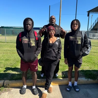 Summer Creek Varsity Football Dad @josephcarroll_3 @tysonjoiner11 Summer Creek Varsity Cheer Dad @kai28766  #Allin