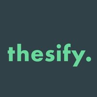 thesify(@thesify_ai) 's Twitter Profile Photo