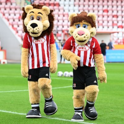 🦁 Hi! We're Grecian and Lexi - your loveable, furry, friendly mascots of Exeter City! Join us for match day fun and games. We don't bite... Grr 🐾