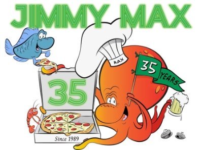 Celebrating 35 Years!
Jimmy Max Restaurant & Bar 
280 Watchogue Rd. SI, NY 10314 
Phone 1-718-983-6715 
Dine in, Pick or Local Delivery