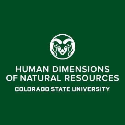 A part of @WarnerCollege at @ColoradoStateU. HDNR is dedicated to the education and involvement of diverse publics in natural resource decisions.