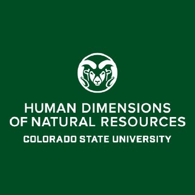 A part of @WarnerCollege at @ColoradoStateU. HDNR is dedicated to the education and involvement of diverse publics in natural resource decisions.