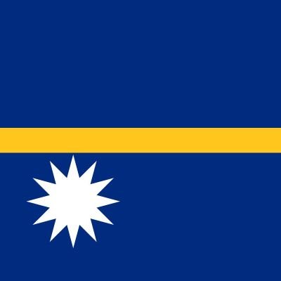 The 𝕏 handle of the Republic of Nauru, the smallest country in Oceania.