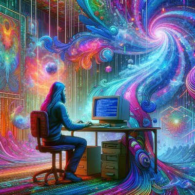 hermescarabelot's profile picture. Creating Synthwave songs