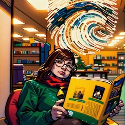 Ilumi (amb i inicial): lectora i bibliotecària.