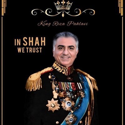 I support Pahlavi dynasty & constitutional monarchy مجيدرضا جان قسم به خون پاكت مشتى كه نقشى از شيروخورشيد تو را ندارد باز خواهيم كرد #جاويدشاه #پاينده_ايران