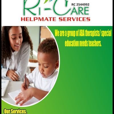 Training children with learning disabilities such as #Autism, #DownSyndrome, #CerebralPalsy, #Asperger
School facilitation & Home schooling
+234 803 384 4189