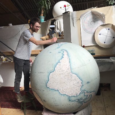 Creators of high quality, beautiful handmade globes. Combining traditional techniques with pioneering design § #Globemaker § jade@bellerbyglobemakers.com