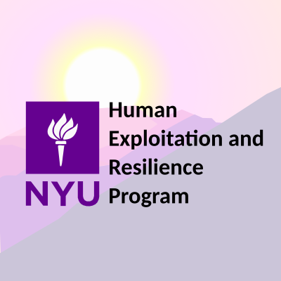 Led by Dr. Dank, the Human Exploitation and Resilience program @NYUMarron  documents the voices of the exploited & their resilience through empirical research.