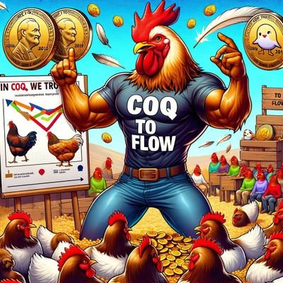 Rise and shine with $COQ's line, where wealth and fun intertwine On $AVAX, we align, our goals and design, join us and you'll be more than fine! ☀️🤝 #COQ #AV