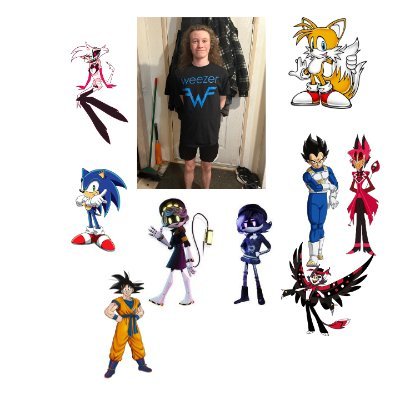 I am the weezer king and i have friends they are angel dust, husk, alastor, N, uzi, vegeta, goku, sonic and tails. Minor. Main @epicwinreeeeeee