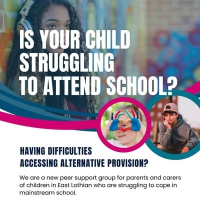 Supporting parents and carers in East Lothian who have children with school attendance difficulties or problems accessing suitable provision.