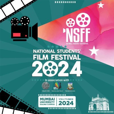 The National Students’ Film Festival (NSFF), Mumbai, held on 16th & 17th March 2024📽️✨

Register Your Films Here⬇️
https://t.co/Ks6XF5JX52