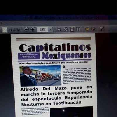 Periódico Capitalinos Mexiquenses, es un medio de comunicación objetivo con una trayectoria de más de dos décadas.