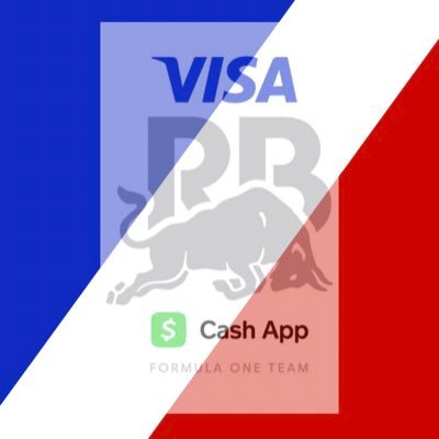Visa Cash App RB F1 Team France 💳💲🔴🐂 🇫🇷