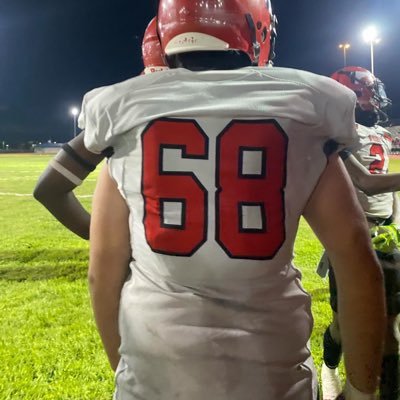 Freshmen center/right tackle, 5’10 205, 3.6 GPA Football, Basketball, Baseball