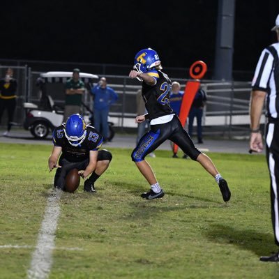 Titusville High School, c/o 2025 k/p, 4.12 GPA. height 5’10, 175.