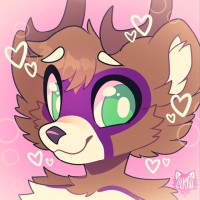 BleppinBarista's profile picture. He/Him | 20 | Raccoon Deer Thing | Native American (Cherokee) | Pan | Gamer/Writer | CS/CE Student | Taken (Monogamous)