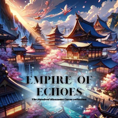 Empire of Echoes: The Hundred Blossoms Curse collection! 103 uniquely captivating NFTs, a tale of beauty, mystery and the ancient spirit of the empire🌸