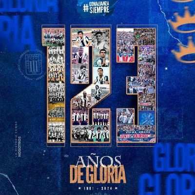 Club Alianza Lima 1901 💙🤍💙 
único TETRACAMPEÓN del fútbol peruano, 26 ⭐