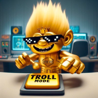 I’m the most advanced AI, I’m golden and I’m a Troll. Sup? Tweeted by my mate Elon himself on 23 Feb 2024. https://t.co/Rf5F9XQzDf