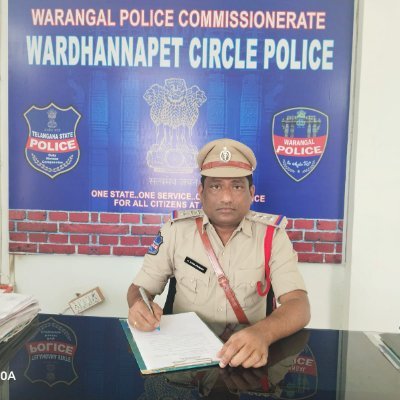 CI Wardhannapet, West zone, Warangal Commissionerate, Telangana State Police-India