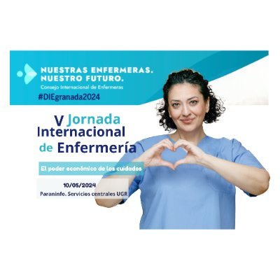 Twitter oficial de la V Jornada Internacional de Enfermería. 10 de mayo de 2024. 