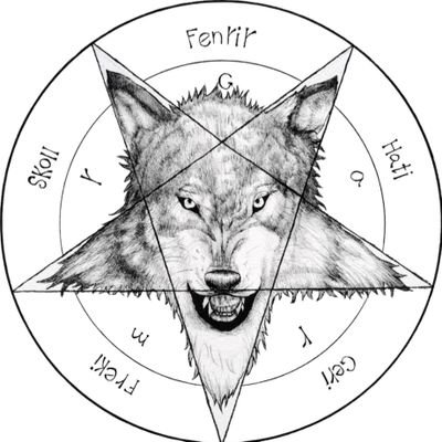 Fenrisulfrman•Van•Kessel
ᚠᛖᚾᚱᛁᚱ
who study norse mythology 
#norse_mythology
#poem
#Fenrir
#wizard
#ᚠᛖᚾᚱᛁ