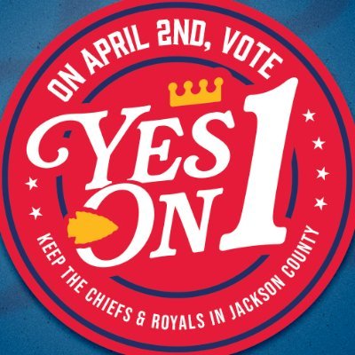 Keep the Chiefs and Royals in Jackson County...VOTE YES ON QUESTION 1 ON APRIL 2ND!