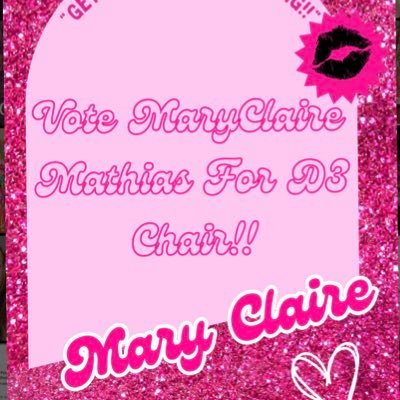 Hey SCASC my name is MaryClaire Mathias and I am one of your candidates for District 3 Chair.