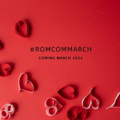 Your #RomComMarch host for 2024! Follow for questions, prompts, and inspiration