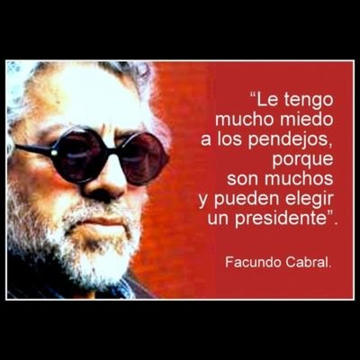 Amante de los principios democráticos; libertad primero que nada. Respeto a la opinión ajena.