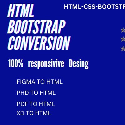 DevolperEn28548's profile picture. Font end PSD To HTML, XD to HTML, Figma To HTML, PDF to HTML,XD to HTML, Bootstrap, JavaScript.