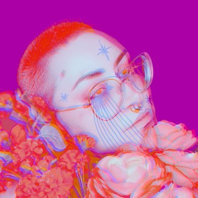 Cry baby in Porch Cat. Musical saw player. Music & Art. Xicane. They/them. 32. hEDS, Narcolepsy+cataplexy.
