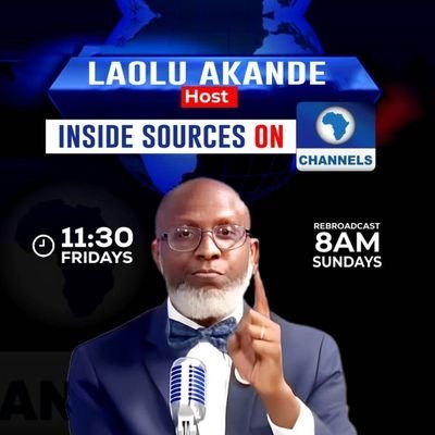 Official Account of @channelstv Inside Sources TV Show. Showing - Fridays @ 11:30am| Rebroadcast - Sundays @ 8am |
Email: Insidesourcesofficial@gmail.com