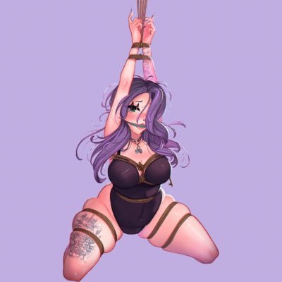 18+ 🐾💜 kinky purple puppy girl and rope bottom • bi, polyam, she/her • PNW • Dm to collab/book/tie