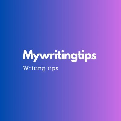 mywritingtips_ Profile Picture
